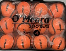O'Meara All Weather Wall Ball Sliotar Size 4 Value Pack 12 (Orange)